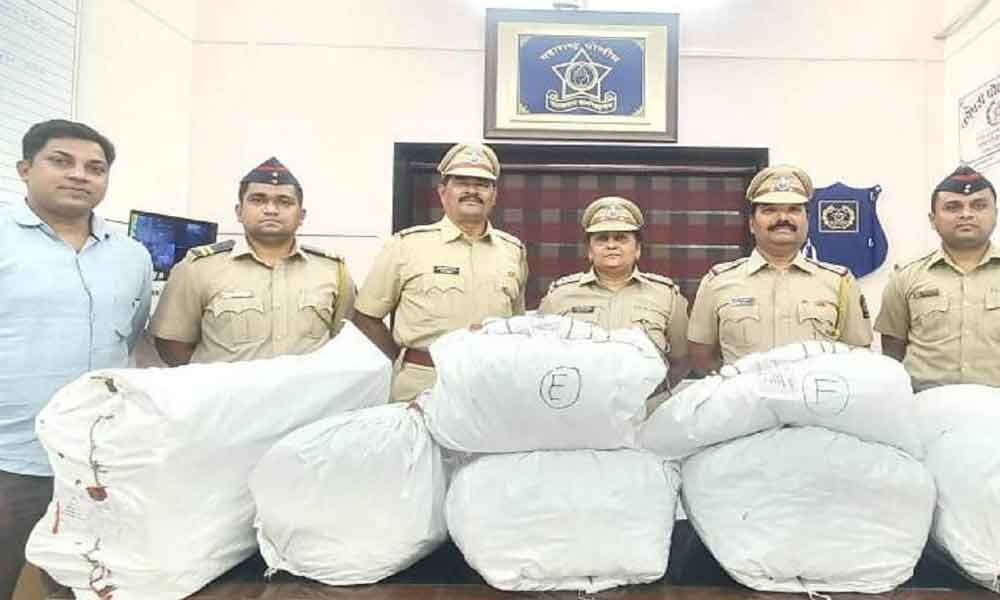 Ganja worth Rs 9.57 lakh seized in Thane; two booked